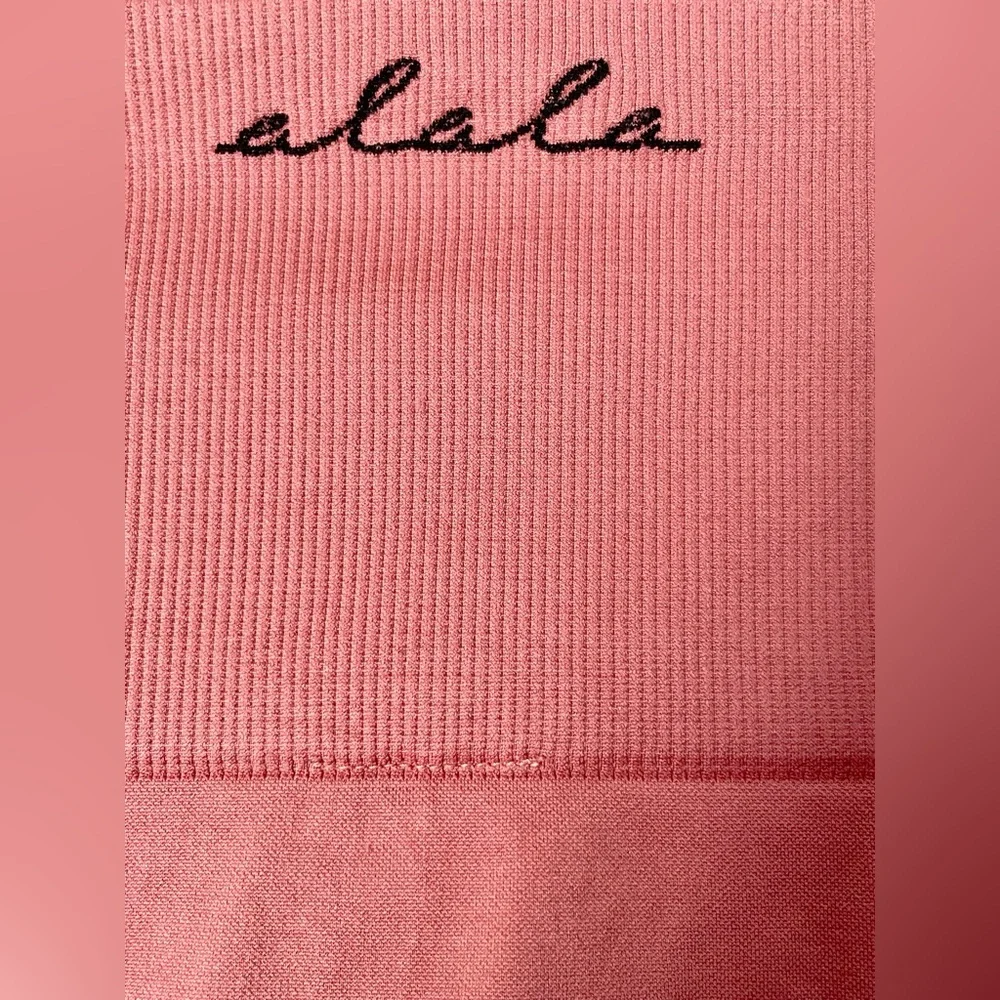 Alala Yoga Leggings Pink Sand Women’s Size Large NWOT - Picture 9 of 9